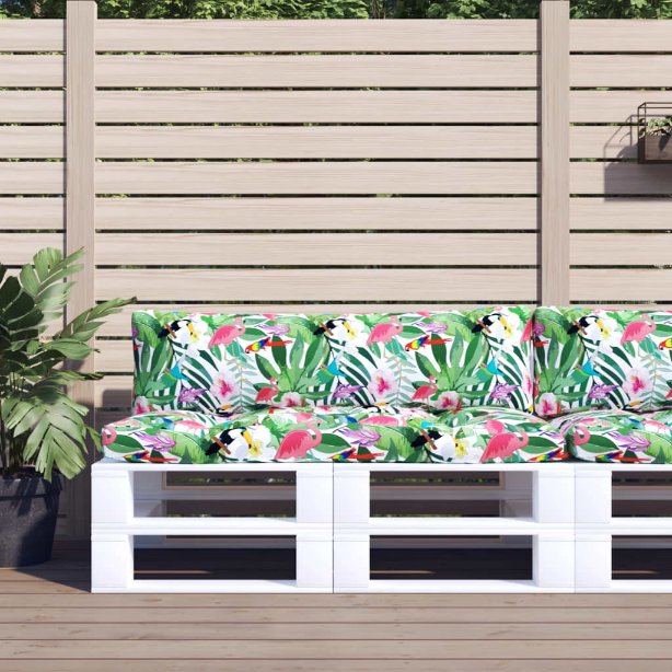 vidaXL Palettenkissen Anthrazit 58x58x10 cm Stoff