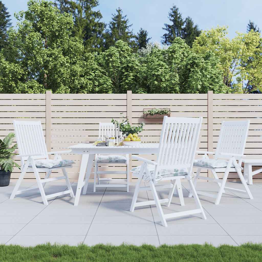 Stuhlkissen 2 Stk. Anthrazit 40x40x7 cm Oxford-Gewebe