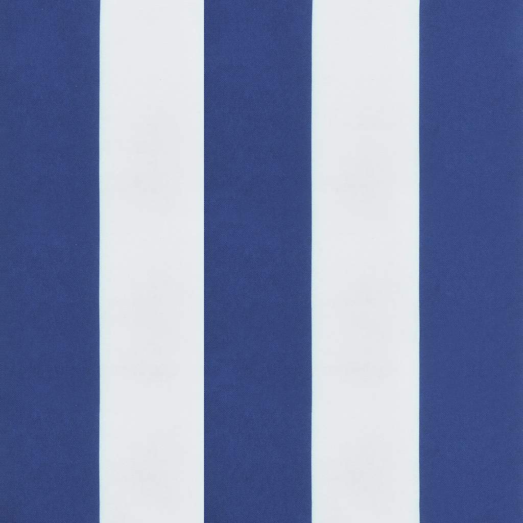 vidaXL Palettenkissen 2 Stk. Blau & Weiß Gestreift Oxford-Gewebe