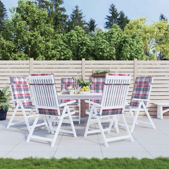 vidaXL Hochlehner-Auflagen 2 Stk. Anthrazit Oxford-Gewebe