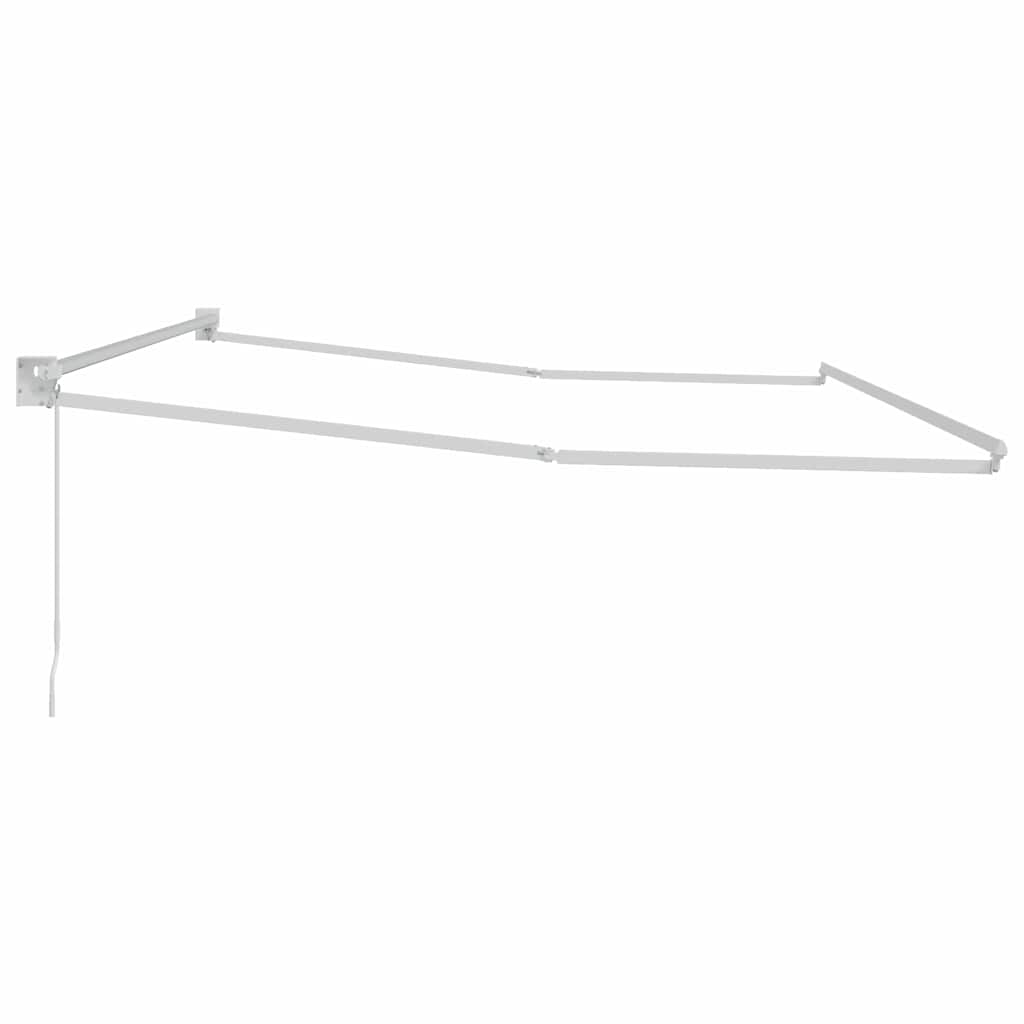 vidaXL Markise Weiß 4,5 × 3 m Metall