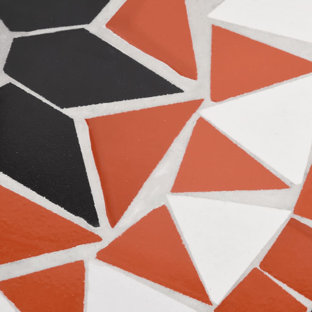 vidaXL Sonnenschirmständer Terrakotta und Weiß Rund 12 kg