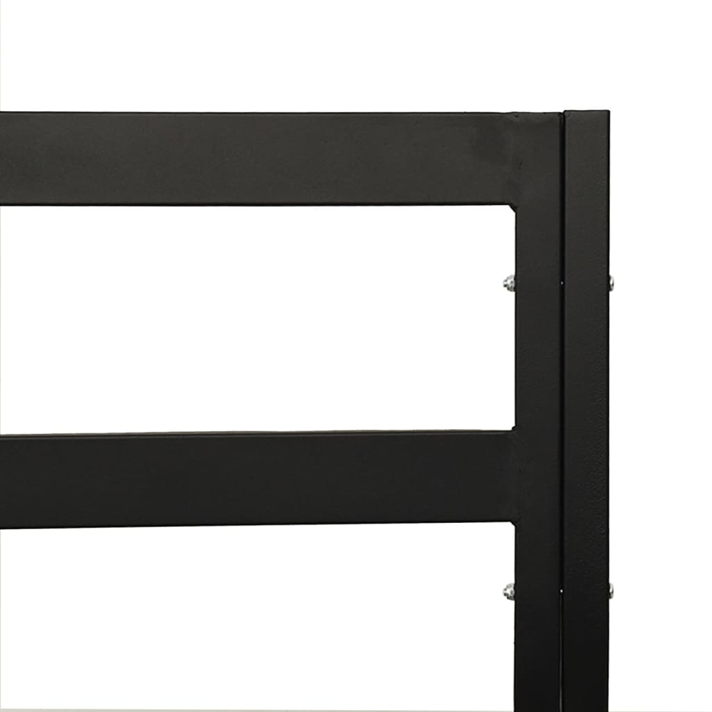 vidaXL Gartenstühle mit Grauen Kissen 2 Stk. 62x75x79 cm Stahl