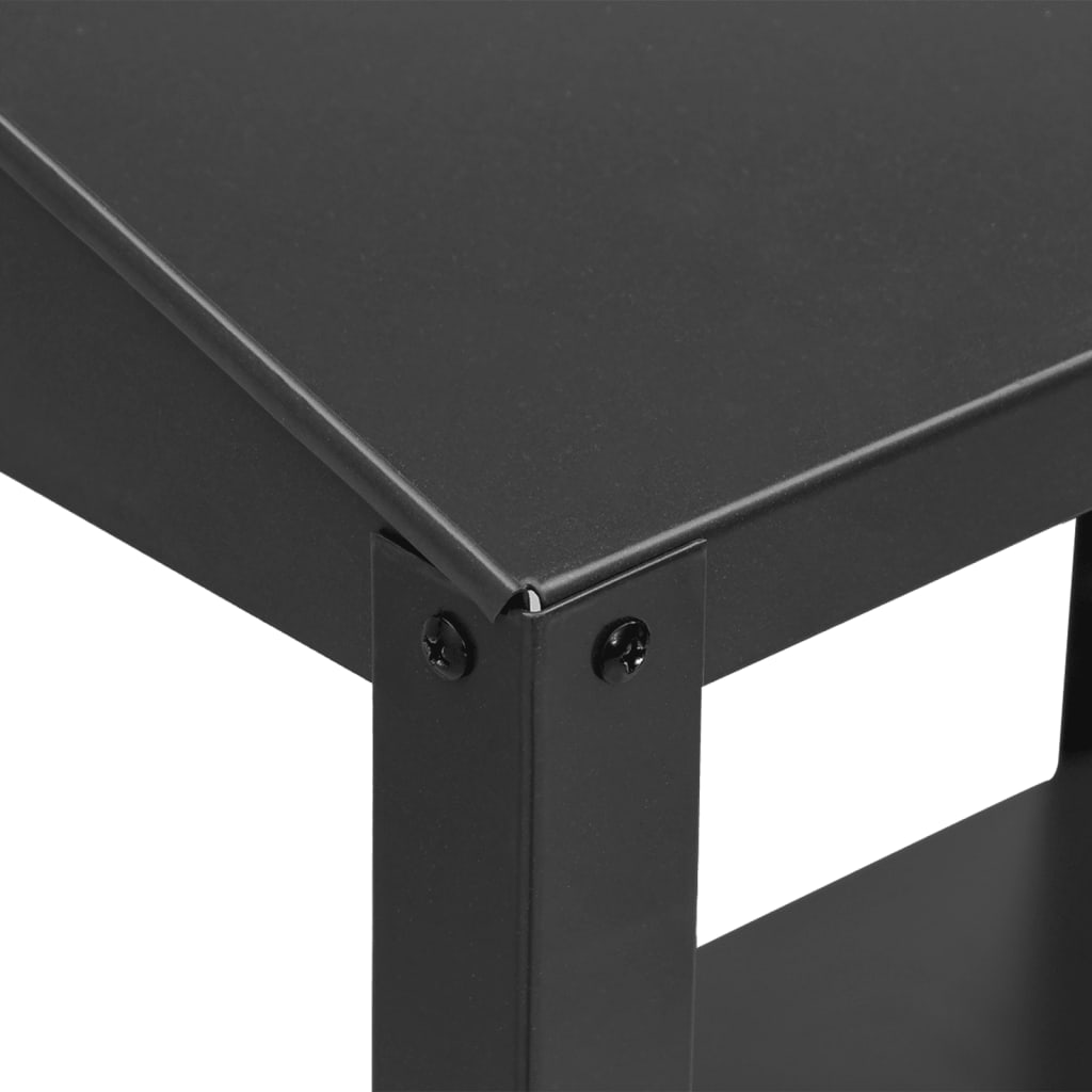 vidaXL Pflanzenständer Anthrazit 56,5x54,5x100 cm Verzinkter Stahl