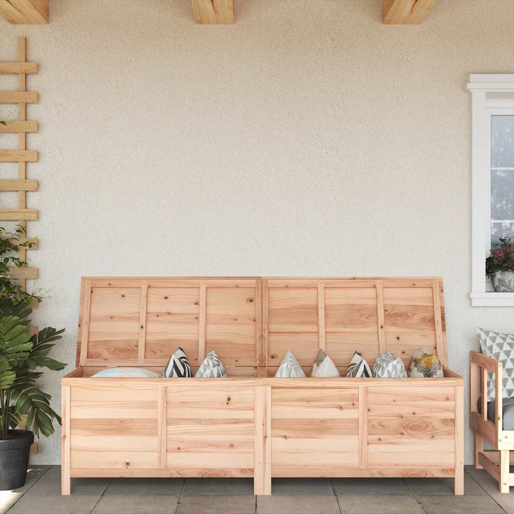 vidaXL Gartentruhe 50x49x56,5 cm Massivholz Tanne