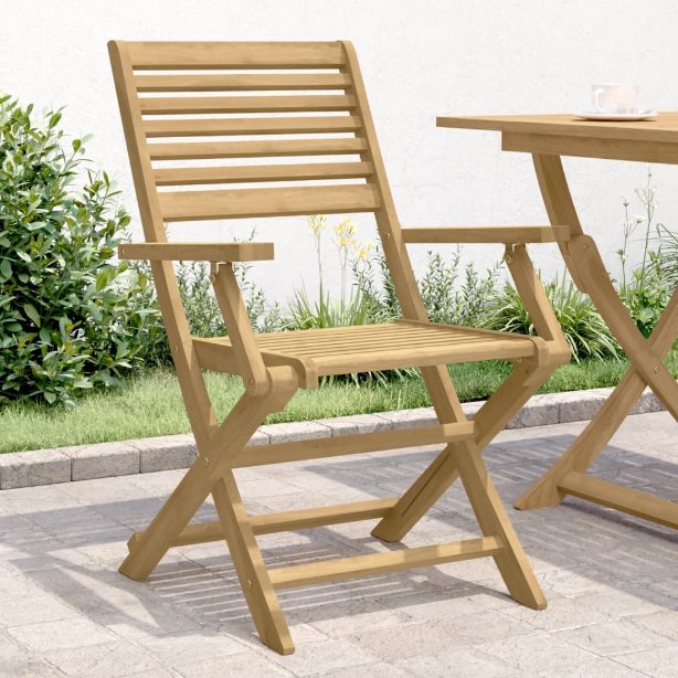 vidaXL Gartenstühle 6 Stk. Klappbar 54,5x61,5x86,5cm Massivholz Akazie