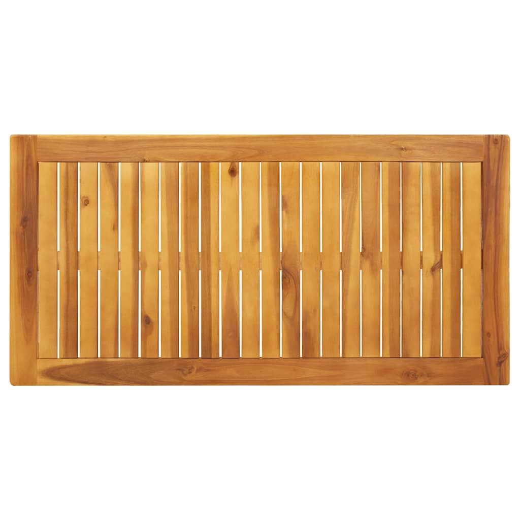 vidaXL Garten-Esstisch 110x55x75 cm Massivholz Akazie