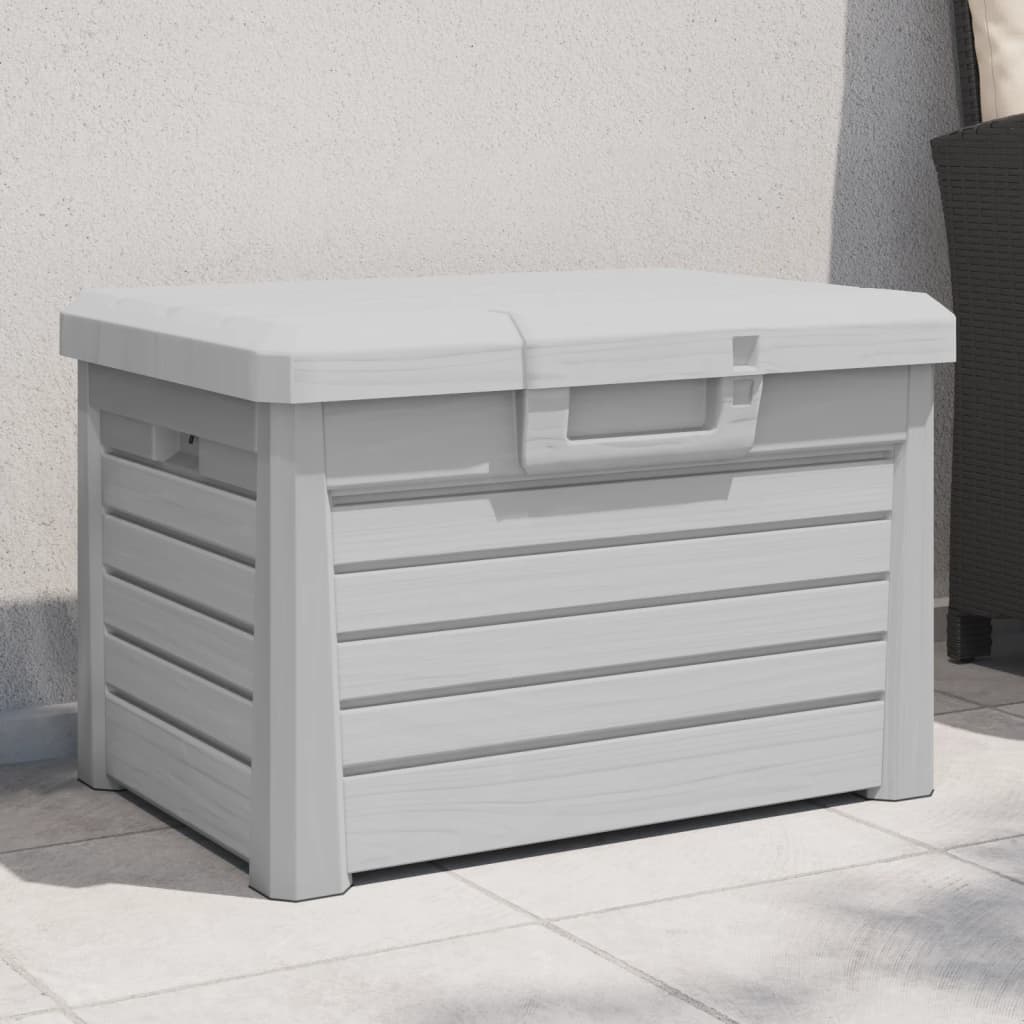 vidaXL Outdoor-Kissenbox Anthrazit 73x50,5x46,5 cm Polypropylen