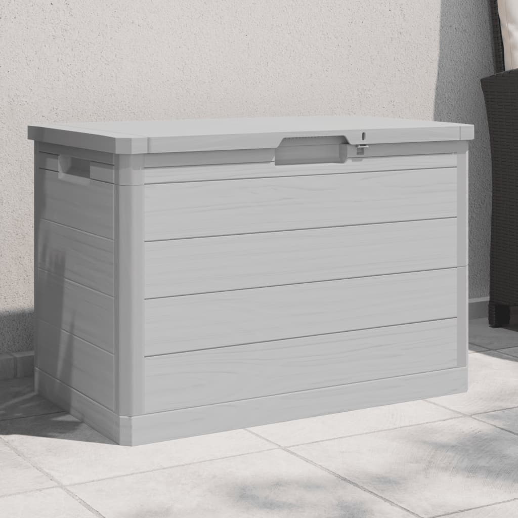 vidaXL Outdoor-Kissenbox Anthrazit 77,5x44,5x53 cm Polypropylen
