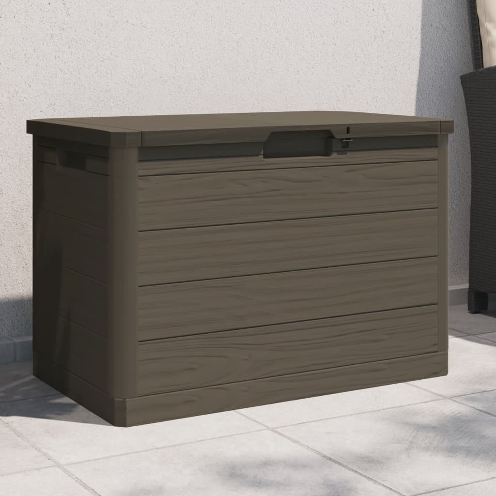 vidaXL Outdoor-Kissenbox Anthrazit 77,5x44,5x53 cm Polypropylen