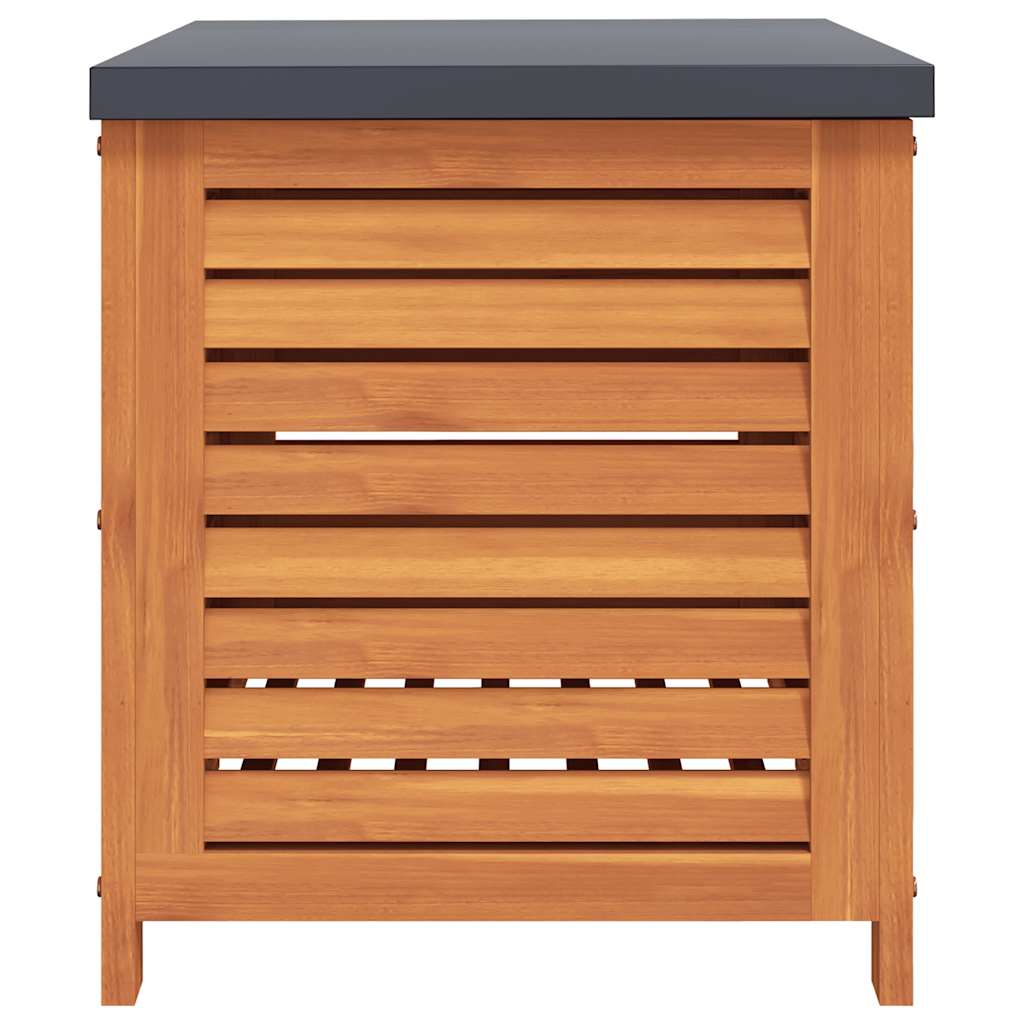 vidaXL Gartenbox 60x50x55 cm Massivholz Eukalyptus