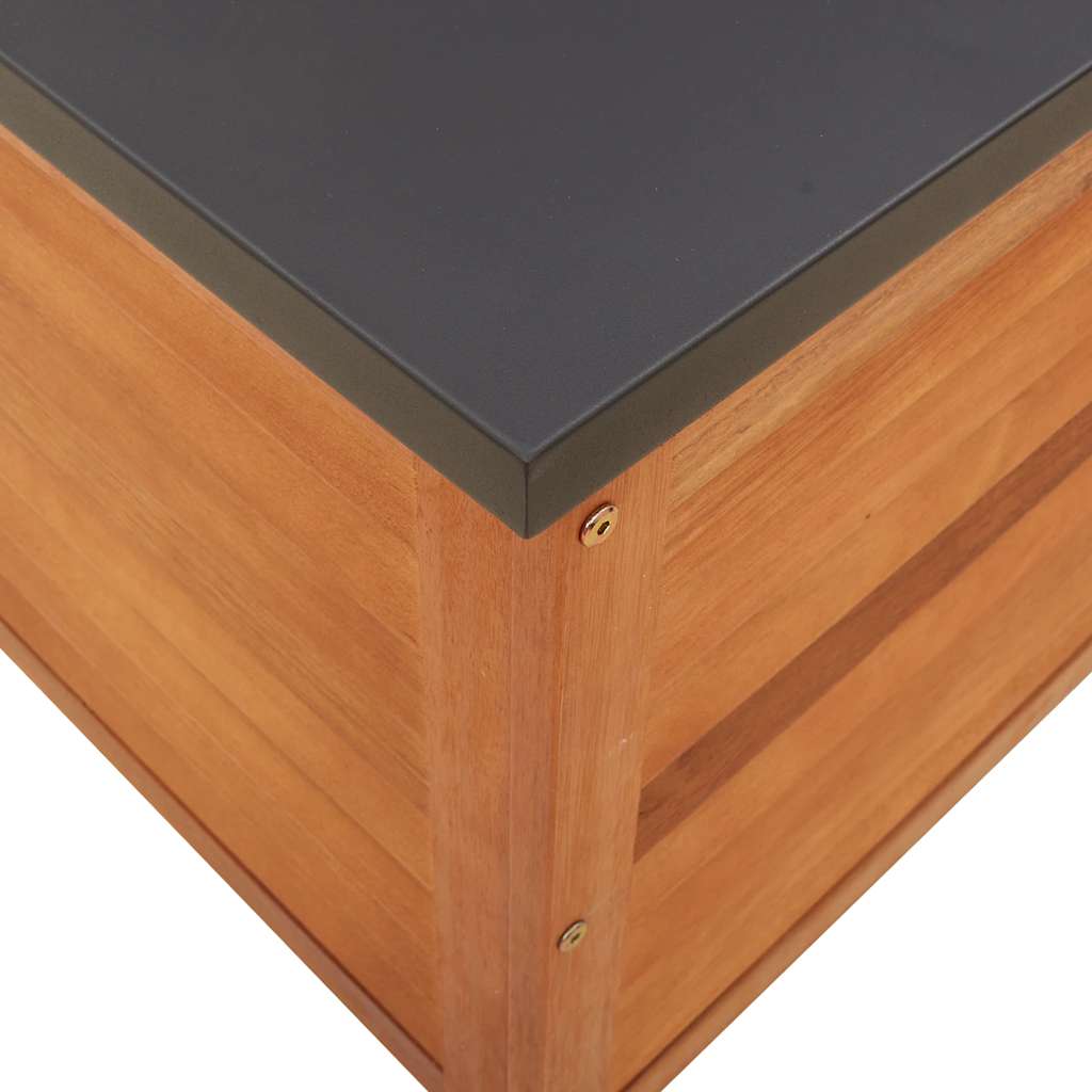 vidaXL Gartenbox 60x50x55 cm Massivholz Eukalyptus