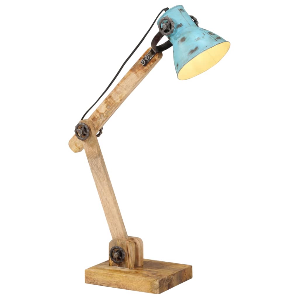 Schreibtischlampe Industriestil Schwarz Rund 58x18x90 cm E27