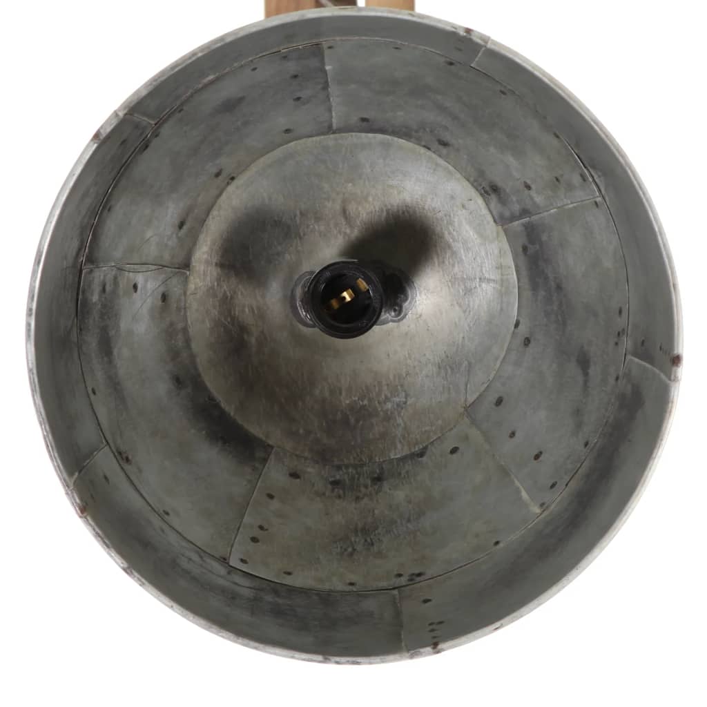 vidaXL Deckenleuchte 25 W Vintage Silbern 105x30x65-108 cm E27