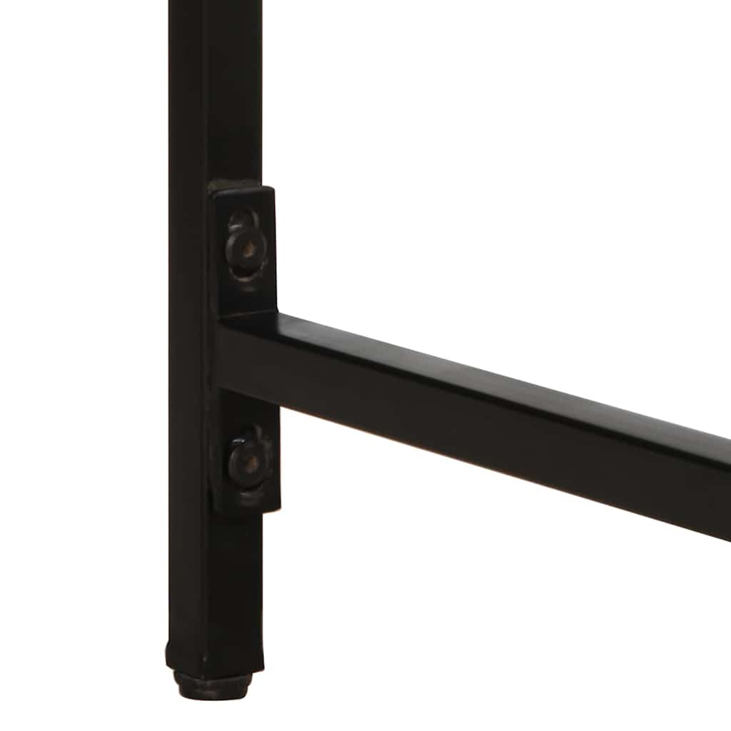 vidaXL Esstisch 140x70x75 cm Raues Massivholz Mango