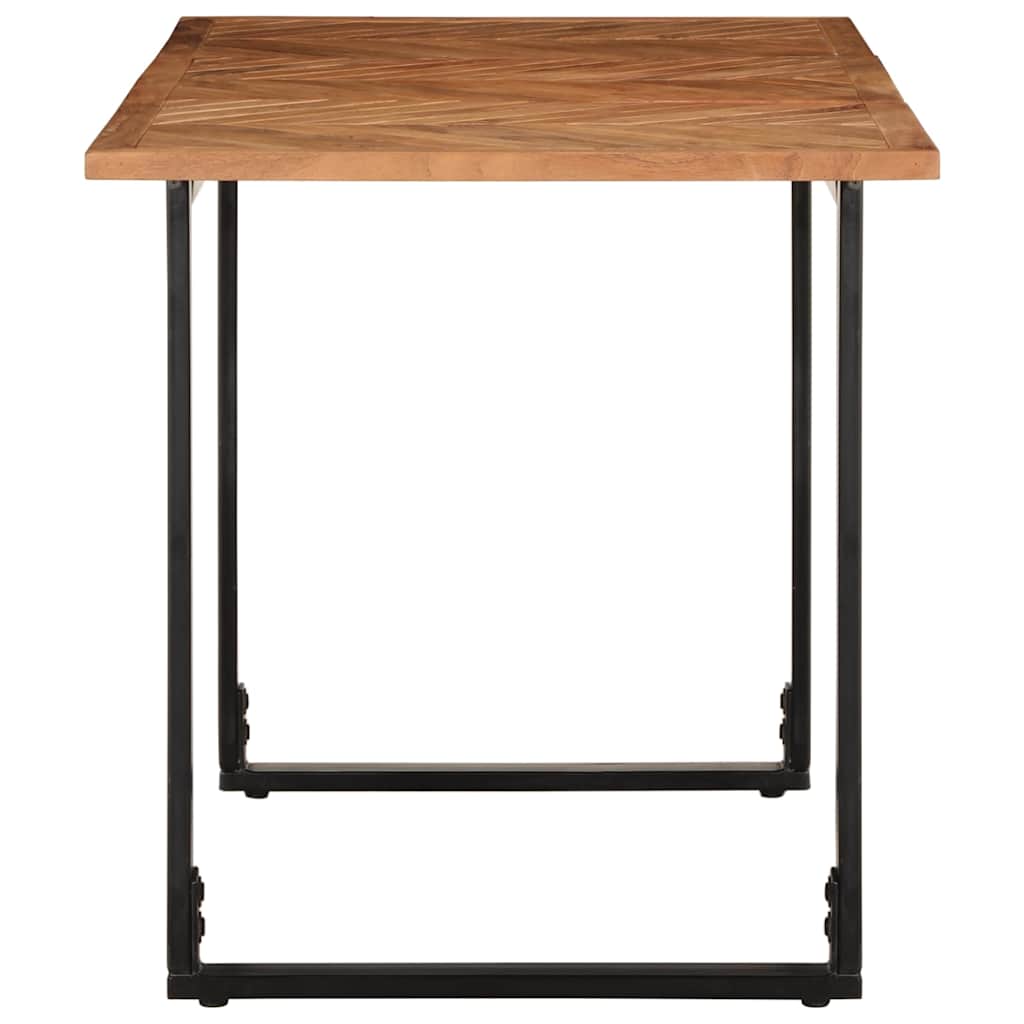 vidaXL Esstisch 140x70x75 cm Massivholz Akazie