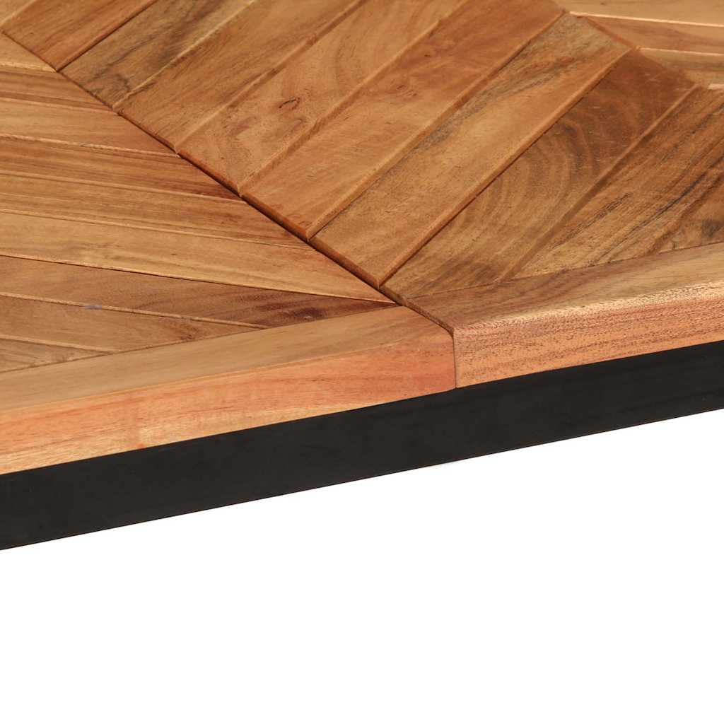 vidaXL Esstisch 140x70x75 cm Massivholz Akazie