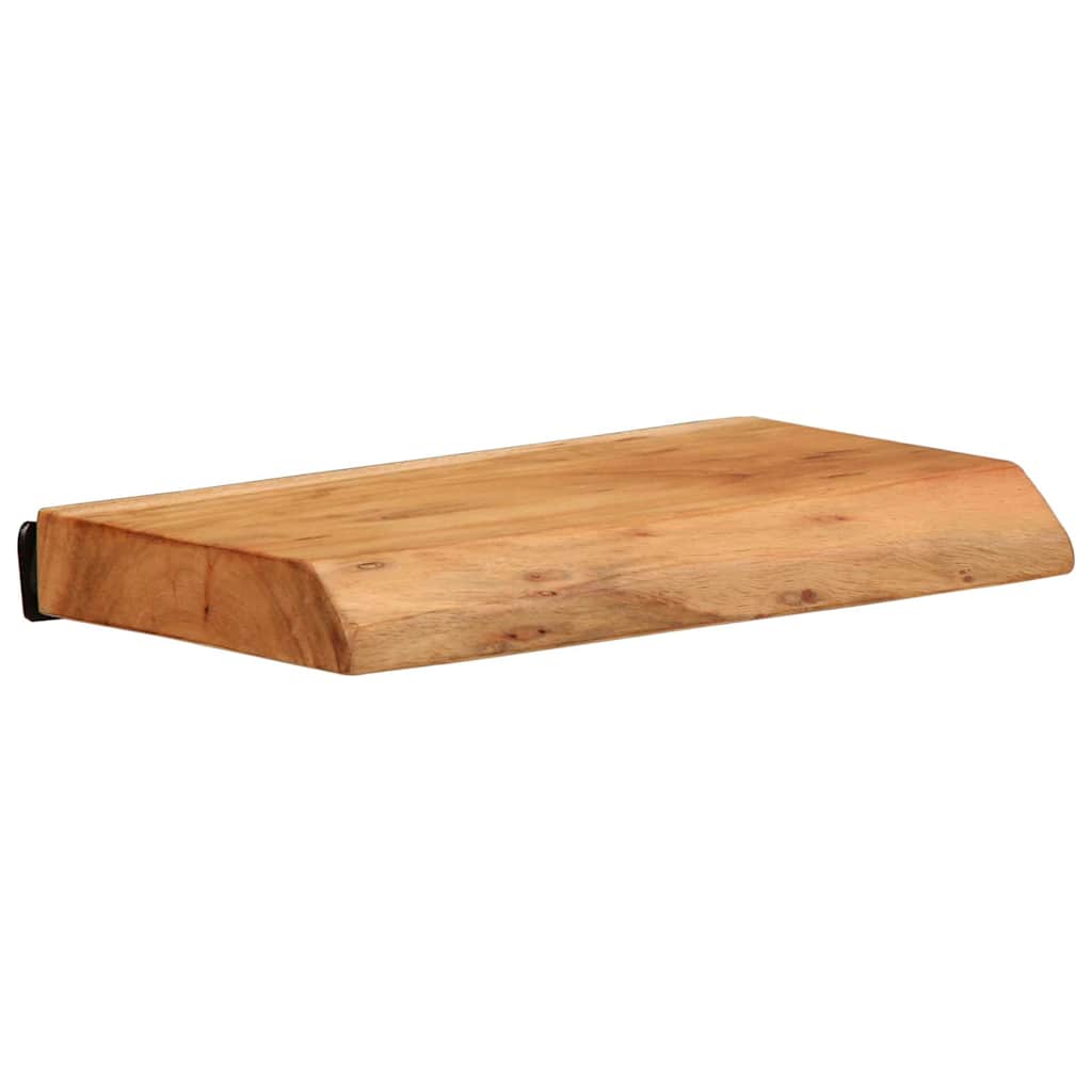 vidaXL Wandregale 2 Stk. 30x20x3,5 cm Massivholz Akazie