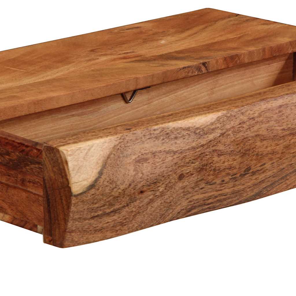 vidaXL Wandregale 2 Stk. 40x17x8 cm Massivholz Akazie