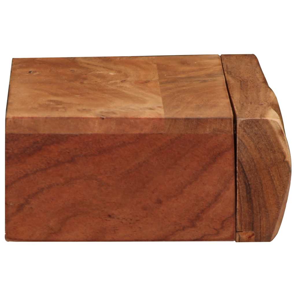 vidaXL Wandregale 2 Stk. 40x17x8 cm Massivholz Akazie