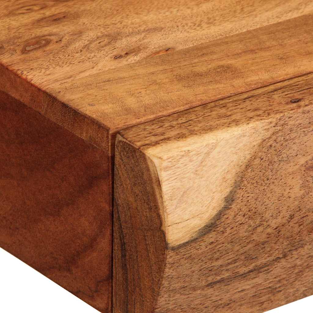 vidaXL Wandregale 2 Stk. 40x17x8 cm Massivholz Akazie