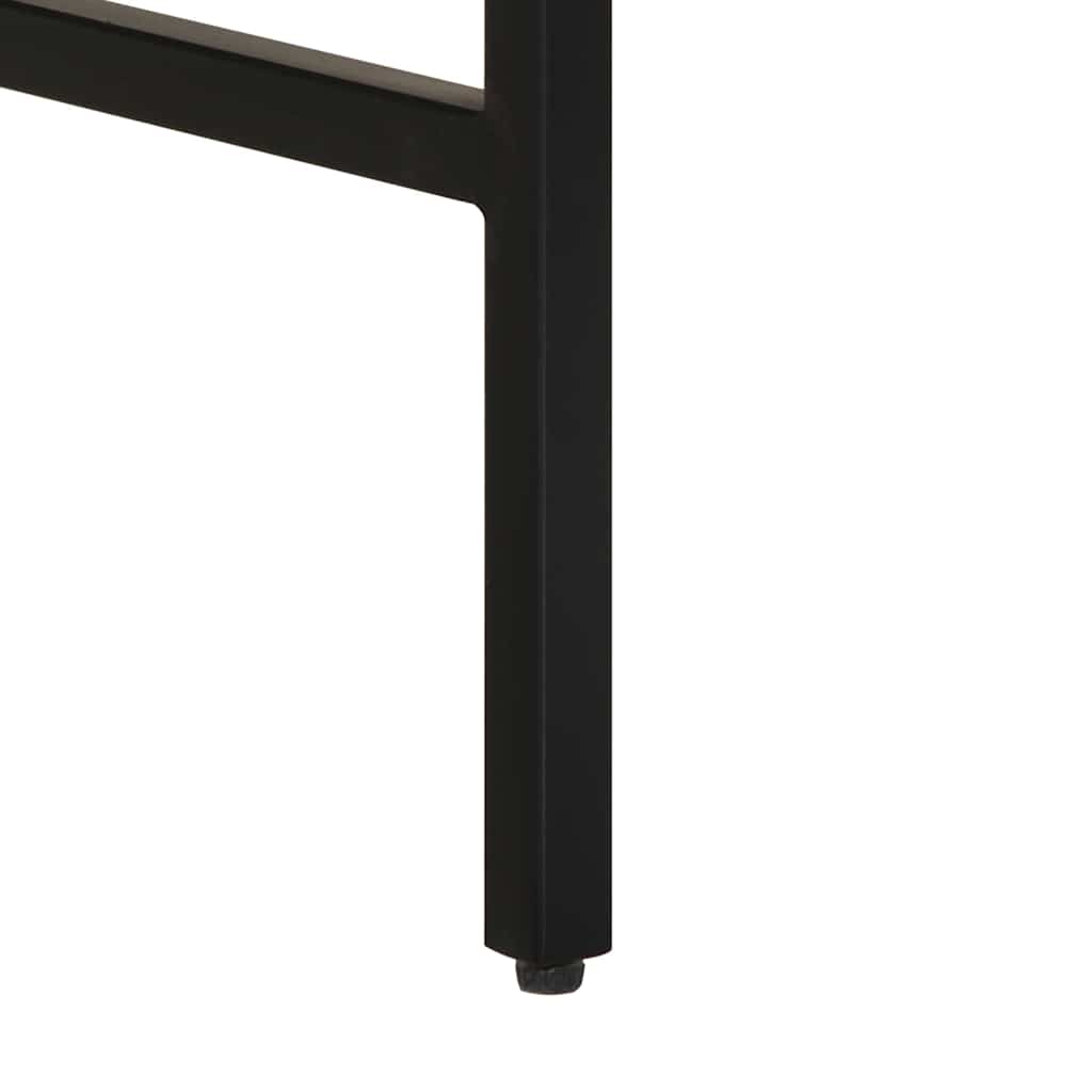 vidaXL Schreibtisch mit Regal Braun 100 x 50 x 75 cm Massivholz Mango