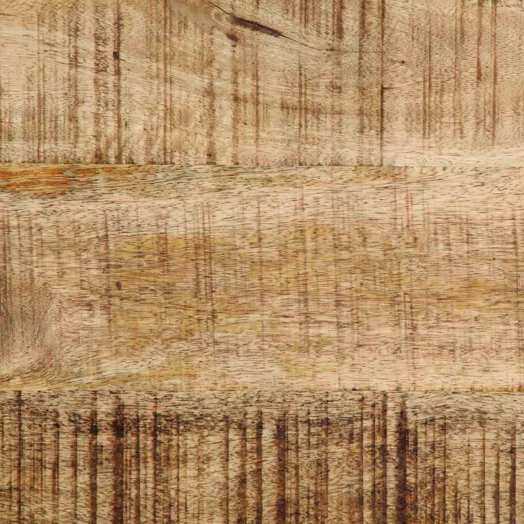 vidaXL Beistelltisch mit Regal Braun 35 x 35 x 45 cm Massivholz Mango