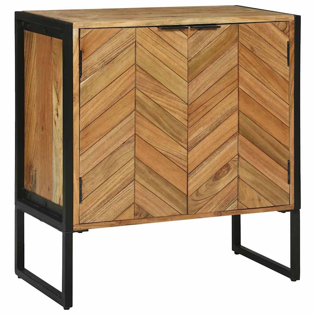 vidaXL Sideboard 70 x 35 x 75 cm Massivholz Akazie