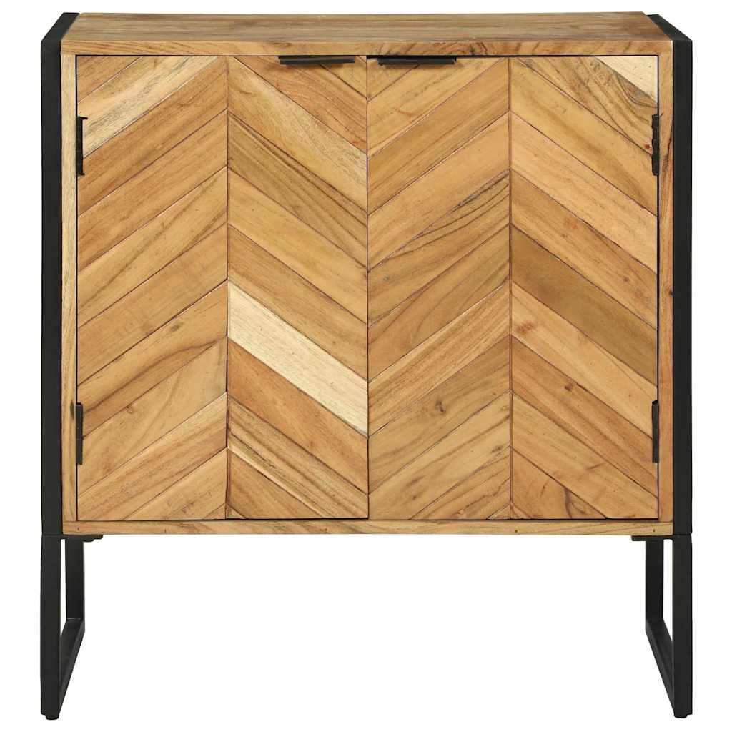 vidaXL Sideboard 70 x 35 x 75 cm Massivholz Akazie