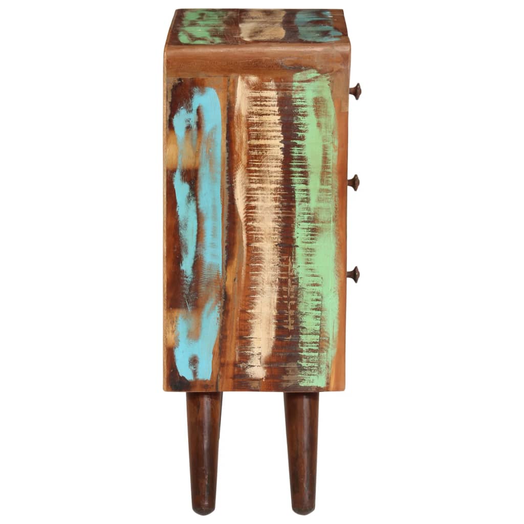 vidaXL Sideboard 55x30x80 cm Altholz Massiv