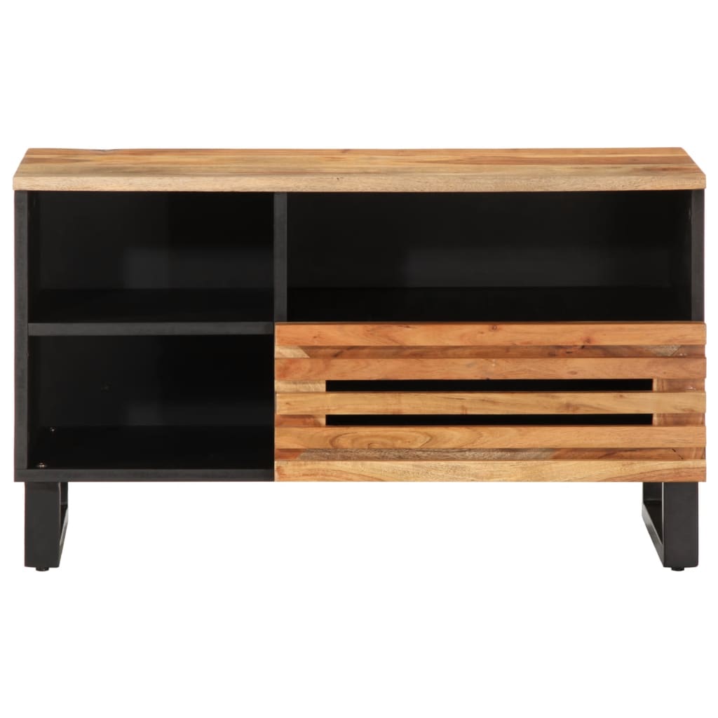 vidaXL TV-Schrank 80x34x46 cm Massivholz Akazie