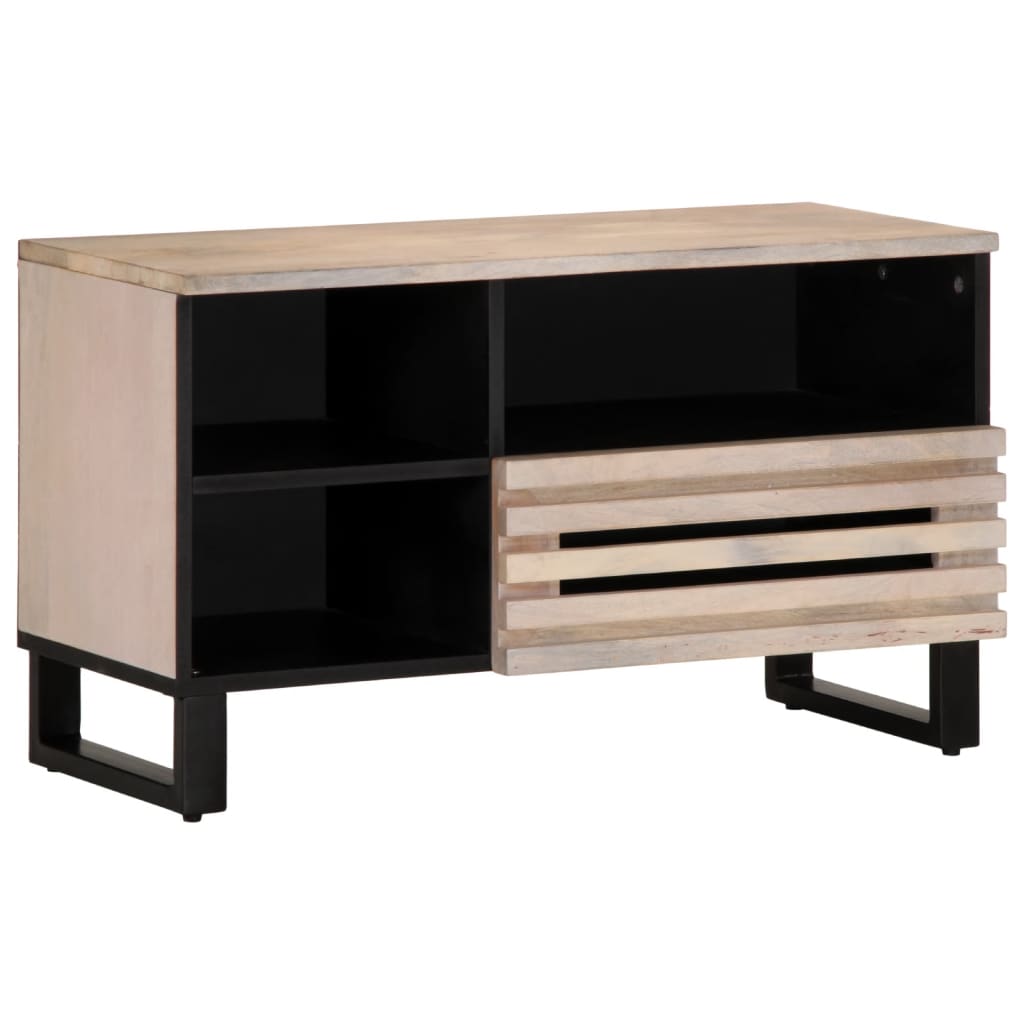 vidaXL TV-Schrank 80x34x46 cm Massivholz Akazie