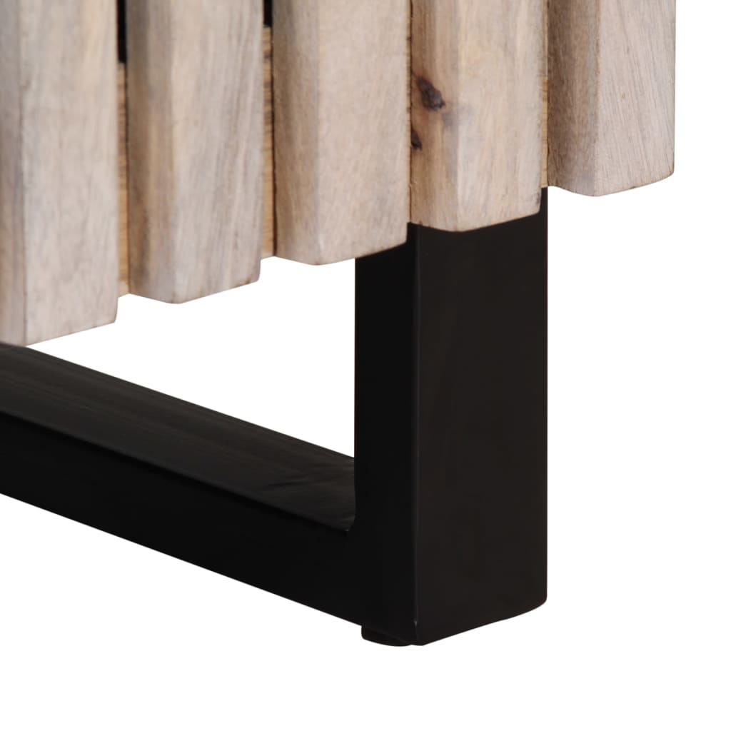 vidaXL Badschrank 38x34x58 cm Massivholz Mango