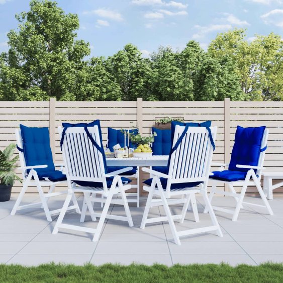 vidaXL Hochlehner-Auflagen 2 Stk. Anthrazit Oxford-Gewebe