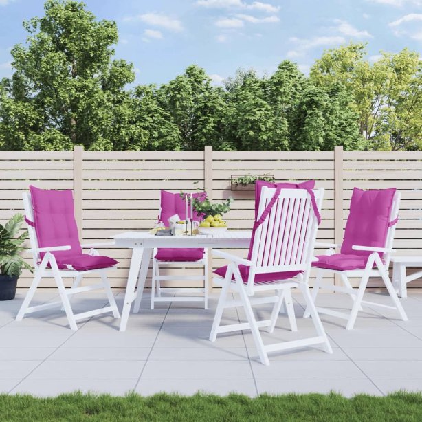 vidaXL Hochlehner-Auflagen 2 Stk. Anthrazit Oxford-Gewebe