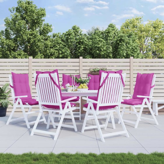 vidaXL Hochlehner-Auflagen 2 Stk. Anthrazit Oxford-Gewebe