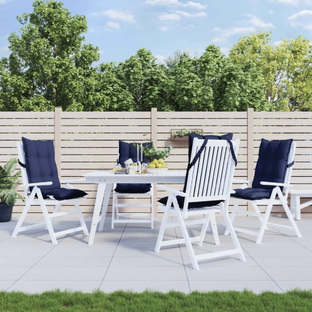 vidaXL Hochlehner-Auflagen 2 Stk. Anthrazit Oxford-Gewebe