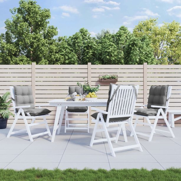 vidaXL Niedriglehner-Auflagen 2 Stk. Anthrazit Oxford-Gewebe