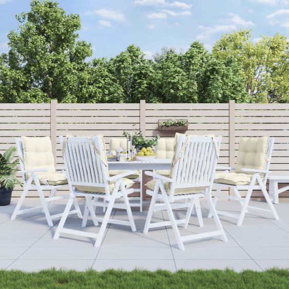 vidaXL Niedriglehner-Auflagen 2 Stk. Anthrazit Oxford-Gewebe