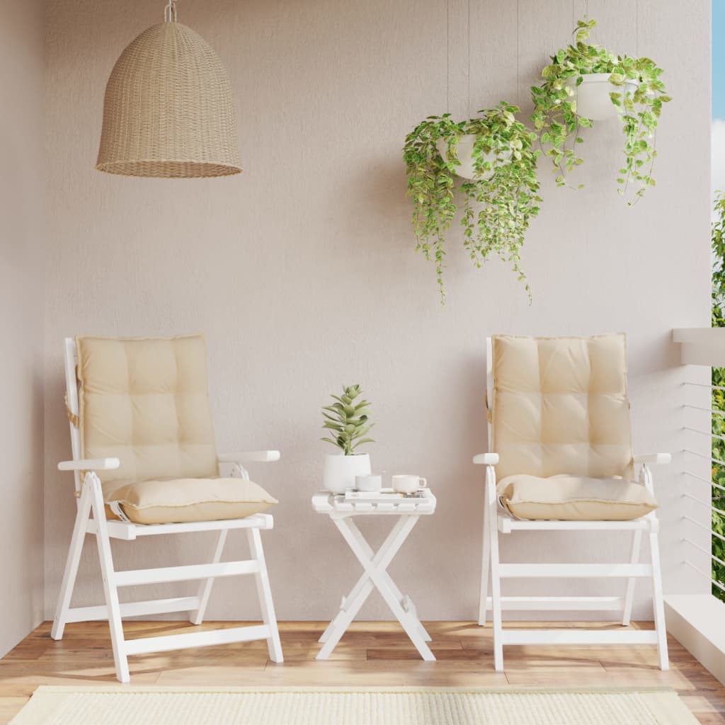 vidaXL Niedriglehner-Auflagen 2 Stk. Anthrazit Oxford-Gewebe