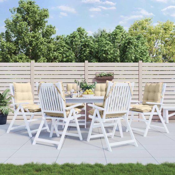 vidaXL Niedriglehner-Auflagen 2 Stk. Anthrazit Oxford-Gewebe