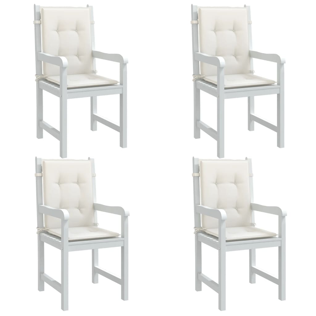 vidaXL Niedriglehner-Auflagen 2 Stk Melange Anthrazit 100x50x7cm Stoff