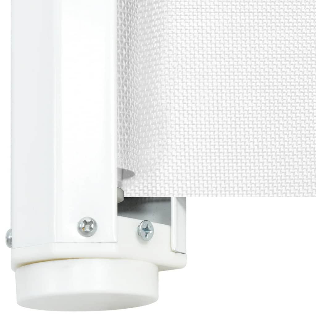 vidaXL Haustier-Barriere Ausziehbar Weiß 82,5x125 cm