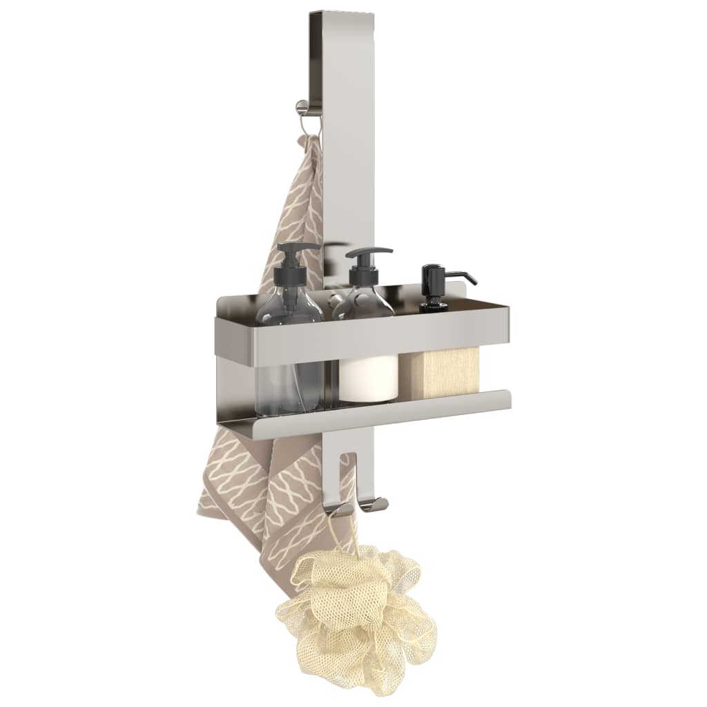 vidaXL Duschcaddy Hängend Gebürsteter Edelstahl 304