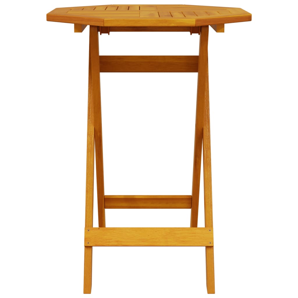 vidaXL Gartentisch Klappbar Ø60x75 cm Massivholz Akazie