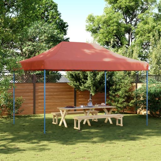 vidaXL Partyzelt Faltbar Pop-Up Beige 440x292x315 cm