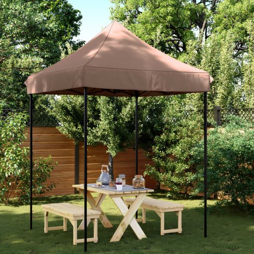 vidaXL Partyzelt Faltbar Pop-Up Beige 200x200x306 cm