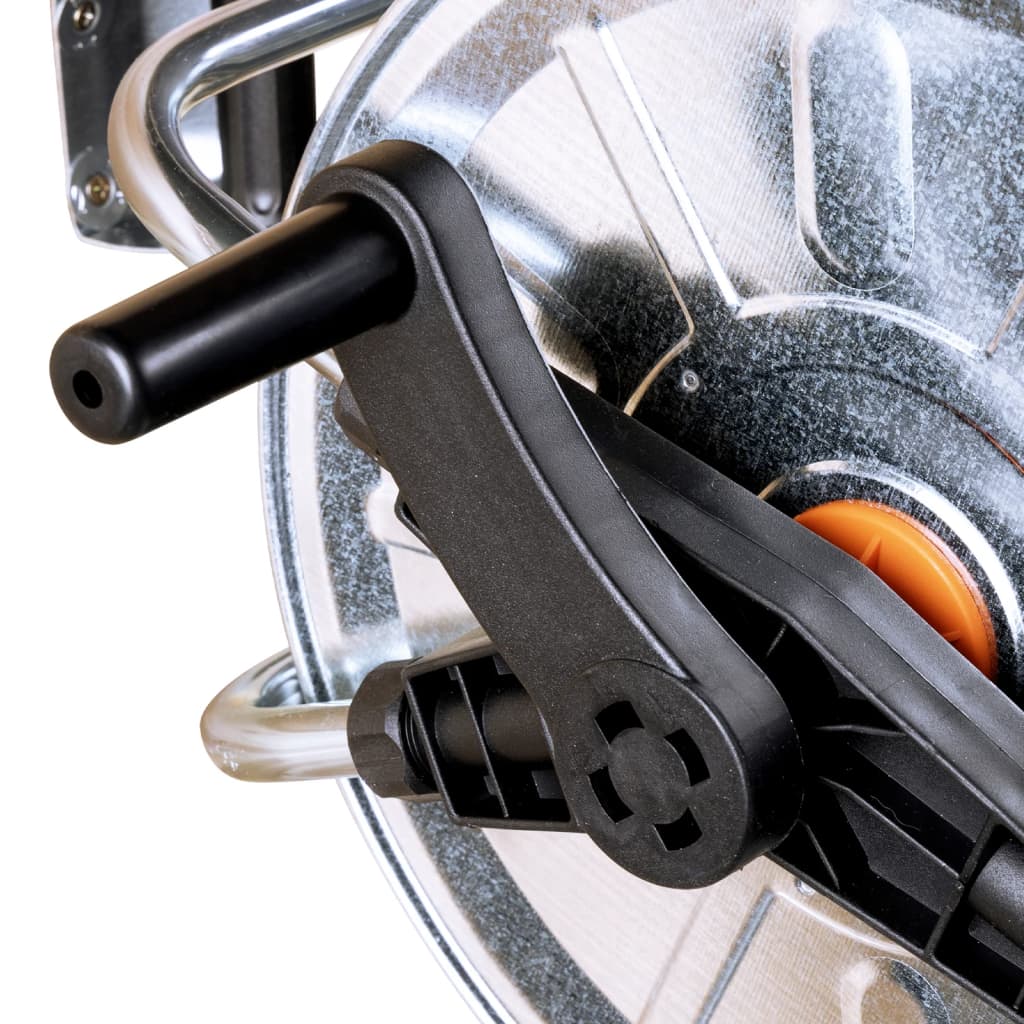 vidaXL Schlauchtrommel Wandmontage für 50m 1/2" oder 35m 3/4" Schlauch