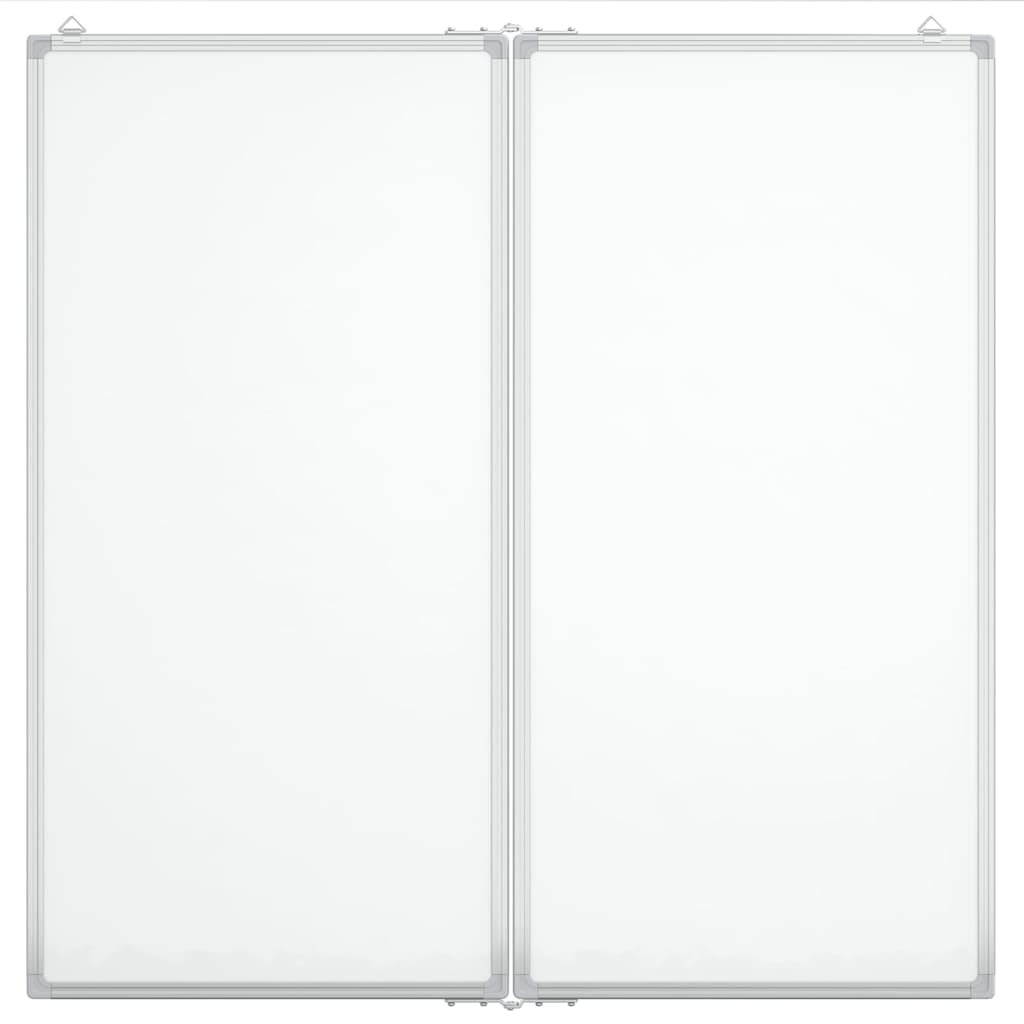vidaXL Magnetisches Whiteboard Klappbar 80x80x1,7 cm Aluminium