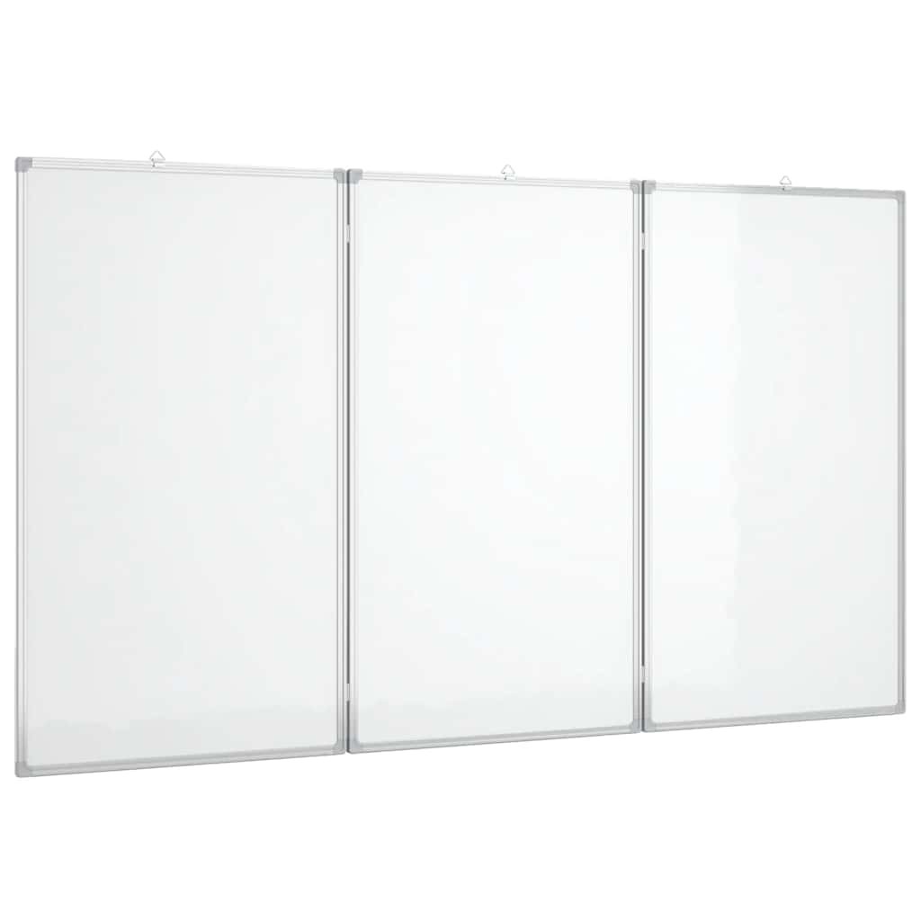 vidaXL Magnetisches Whiteboard Klappbar 120x80x1,7 cm Aluminium